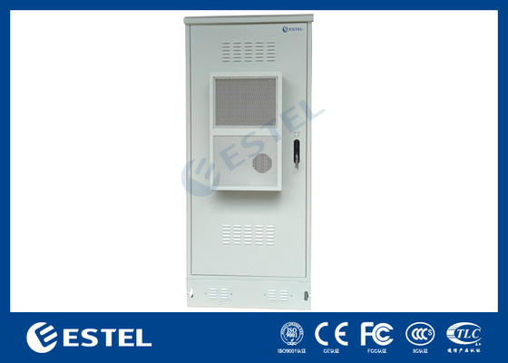 IP55 30U Ενσωματωμένο εξωτερικό ηλεκτρικό ντουλάπι με αισθητήρες συστήματος διορθωτή