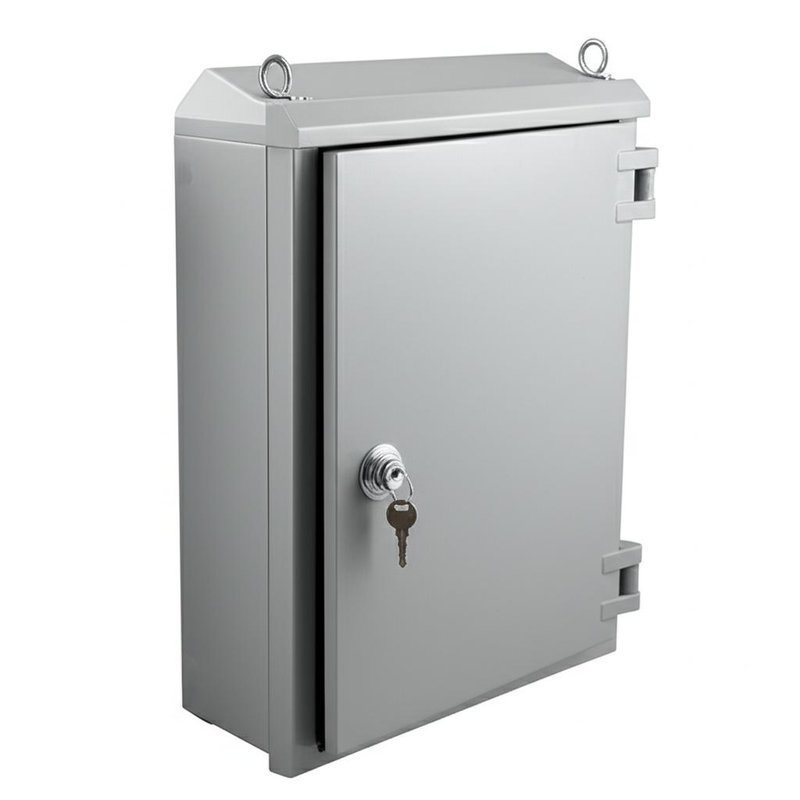 IP66 Weatherproof Telecom Enclosure with Two Shelves and Four Lifting Ears for Outdoor Telecom Equipment Cabinet